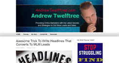 Desktop Screenshot of andrewtwelftree.com