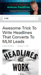 Mobile Screenshot of andrewtwelftree.com